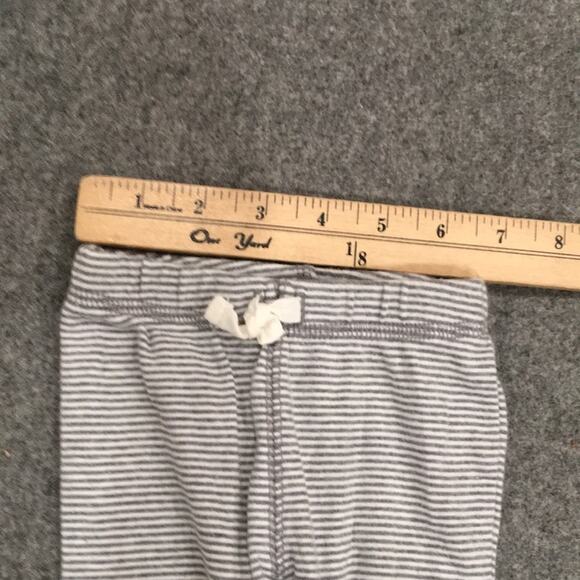 Carter’s Baby Boy 3M Stripe Lounge Pants Set‎ 100% Cotton Gray & Blue - Picture 12 of 13